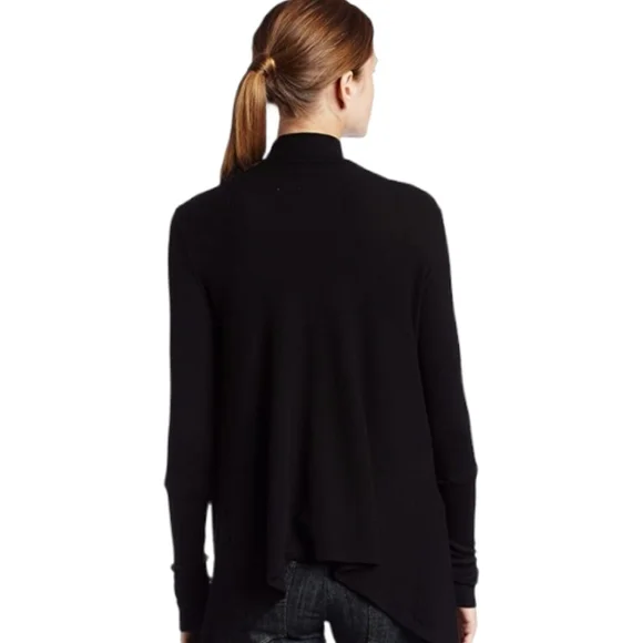 Splendid Thermal Wrap Black Cardigan - Picture 10 of 16
